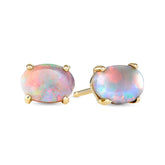 Opal Stud Earrings - Dracakis Jewellers
